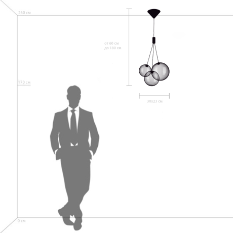 Подвесная люстра Lightstar Sferetta 801039 