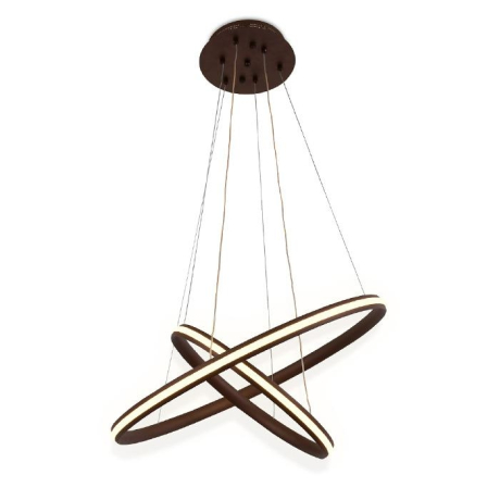 Подвесная светодиодная люстра с ПДУ (радио 2,4) Ambrella light Metallic FL406 