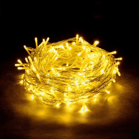 1*4м. Электрогирлянда-конструктор ''Занавес'' 192LED (желтый) IP44 Vegas 55028