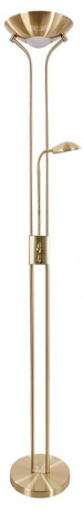 Торшер с подсветкой Arte Lamp Duetto A4329PN-2PB