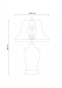Harrods T935.1 Настольная лампа Lucia Tucci