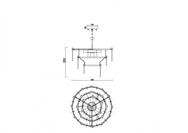 Подвесная люстра Freya Sophia FR5197PL-05BS 