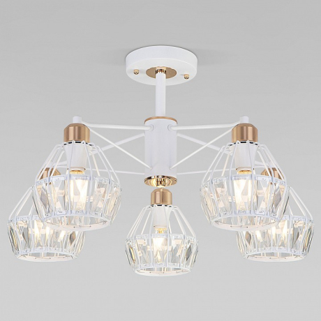 Люстра на штанге Eurosvet Lord 70075/5 белый 