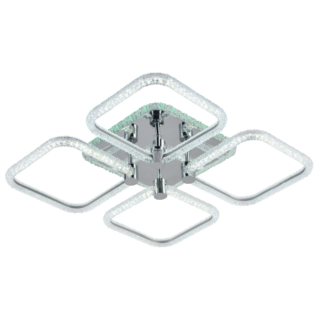 Потолочный светодиодный светильник с пультом ДУ Profit Light 8049/4 CHR 