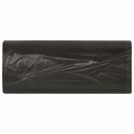 Нарушена упаковка! <219338> Мешки для мусора 30 л черные в рулоне 30 шт., ПНД 8 мкм, 50х60 см, LAIMA стандарт, 601377 (601377)