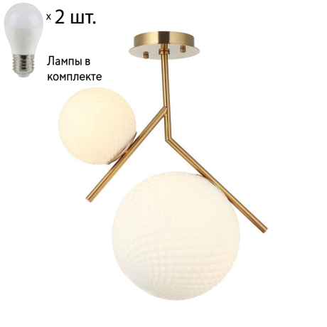 Светильник потолочный с лампочками APLOYT APL.300.07.02+Lamps 