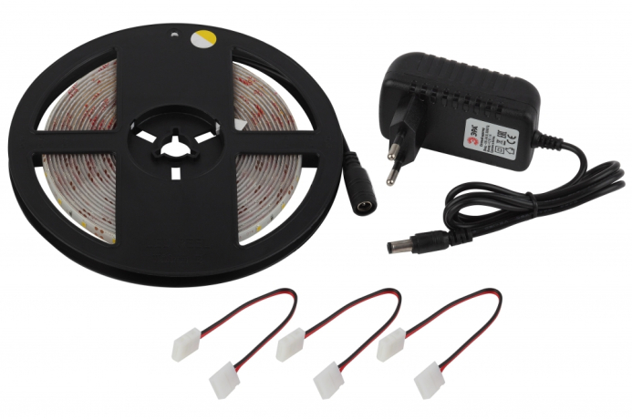 2835kit-4,8-60-12-IP65-2700-5m  ЭРА Комплект светодиодной ленты 2835kit-4,8-60-12-IP65-2700-5m Б0043064 