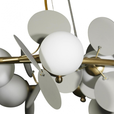 Люстра подвесная с Led лампочками в комплекте LOFT IT 10008/1050 Grey+Lamps 