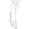 Подвесной светильник Lightstar Cone 757019 