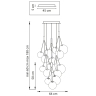 Подвесная люстра Lightstar Sferetta 801090 