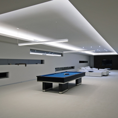 Линейный подвесной светильник Elektrostandard LSG-01-2-8*128-3000-MS матовое серебро (a041492)