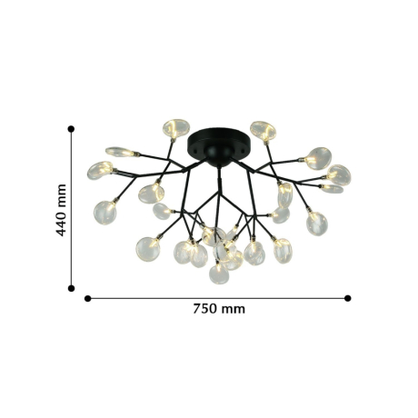 2480-9U Потолочная люстра F-Promo Skein 
