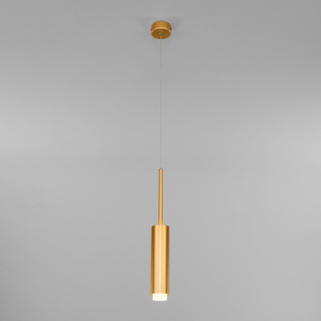 Подвесной светодиодный светильник Dante Eurosvet 50203/1 LED матовое золото (a051710) 