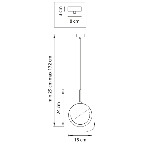 Светильник подвесной с Led лампочками в комплекте Lightstar 815511+Lamps 
