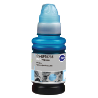 Чернила CACTUS (CS-EPT6735) для СНПЧ EPSON L800/L810/L850/L1800, светло-голубые, 0,1 л (361925)