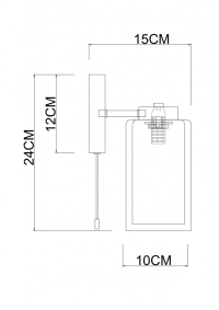 Бра с лампочками. Комплект от Lustrof. №444835-616427
