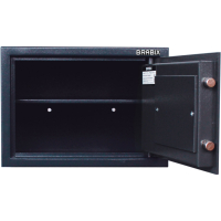 Сейф BRABIX "КМ-310", 310х430х375 мм, 20 кг, ключевой замок + полка, крепление к стене, 291166 (291166)