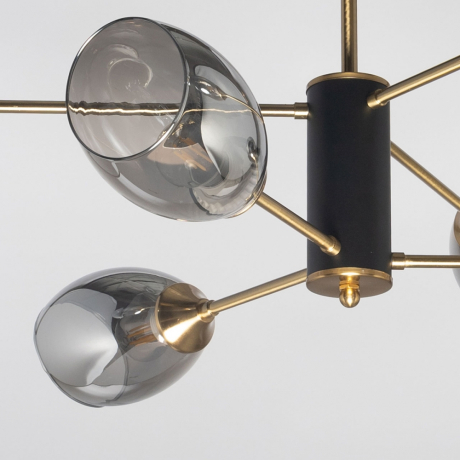 Люстра на штанге с лампочками DeMarkt 680012306+Lamps 