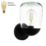 Уличный настенный светильник с лампочкой Eglo 98701+Lamps