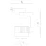 Однофазный LED светильник 30W 4000К для трека Arte Lamp Vigile A1630PL-1BK 