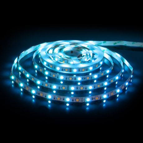 5м. Светодиодная лента белого и RGB цвета 4200К 5050, 14,4W, 24V, 60LED, IP20 Elektrostandard (a053729) 