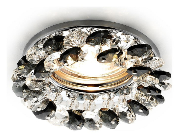 Встраиваемый светильник Ambrella Light K K206 BK/CH 