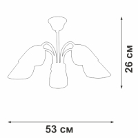 НЕ ПУБЛИКОВАТЬ!!! ЗАПРЕЩЕНЫ ПРОДАЖИ! Люстра на штанге Vitaluce V3335-7/5P