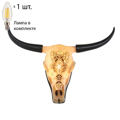 Настенный светильник Favourite Gignat с лампочкой 2613-1W+Lamps E14 Свеча 