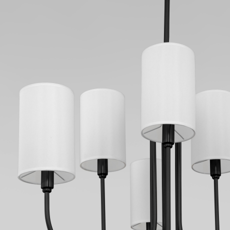 Подвесная люстра с тканевыми абажурами Eurosvet Abbey 60164/6 (a065746) 