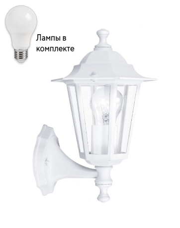 Уличный настенный светильник с лампочкой Eglo 22463+Lamps