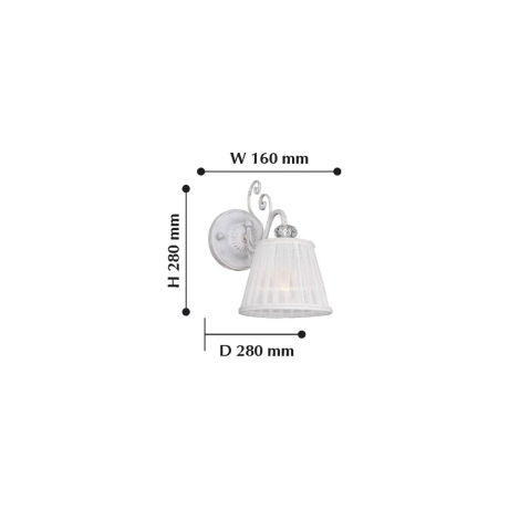 Бра на стену со светодиодными лампами, комплект от Lustrof. №109275-618010 