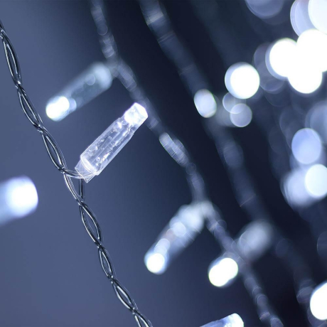 2*3м. Уличная гирлянда занавес холодный свет Ardecoled 230V ARD-Curtain-Classic-2000X3000-Clear-760Led White (24856)