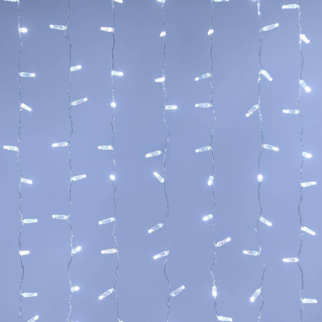 2*3м. Уличная гирлянда занавес холодный свет Ardecoled 230V ARD-Curtain-Classic-2000X3000-Clear-760Led White (24856)