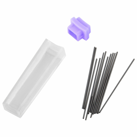 Нарушена упаковка!  <795883> Готовальня BRAUBERG SCHOOL KIT, 9 предметов, циркуль 125 мм, чертежные принадлежности, лаванда, 210713