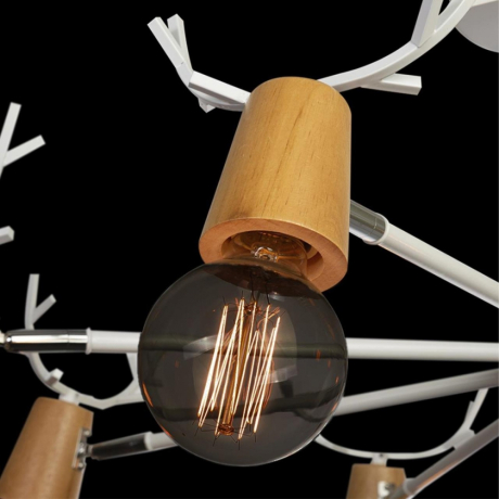 Люстра на штанге LOFTIT Sven 10024/8 White 