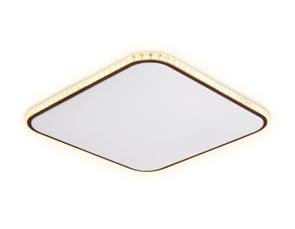 Потолочная светодиодная люстра с пультом ДУ и дополнительной подсветкой Ambrella light Orbital FF76 