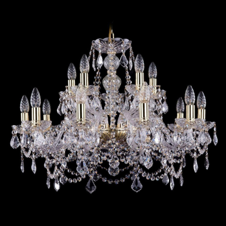 1411/10+5/240/G/Leafs Подвесная люстра Bohemia Ivele 