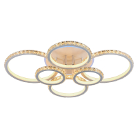 Люстра потолочная светодиодная с пультом ДУ Profit Light 8052/6 WHT 312W+8W RGB