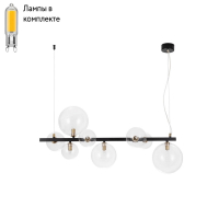 Подвесной светильник с лампочками Arte lamp A7790SP-8BK+Lamps
