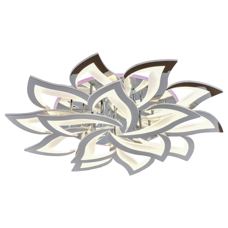 Светодиодная люстра с пультом д/у Profit Light 8028/10+5 CHR 