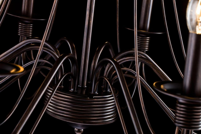 FR2046-PL-08-BR Подвесная люстра Freya Velia (FR046-08-B) 