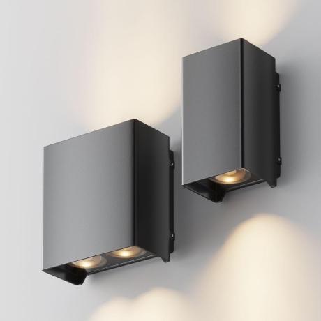 Накладной светильник Maytoni Outdoor Shell O570WL-L20B3K