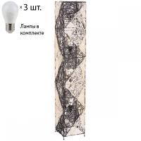 Торшер с лампочками Velante 585-725-03+Lamps E27 P45