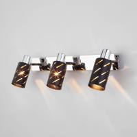 Спот Eurosvet Fente 20090/3 черный/хром (a050201)