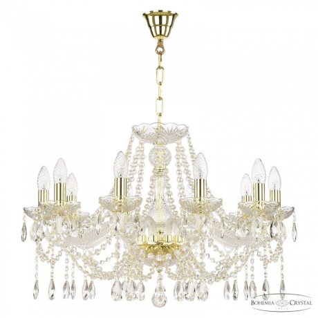 Подвесная люстра Bohemia Ivele Crystal 107 107/10/240 G 