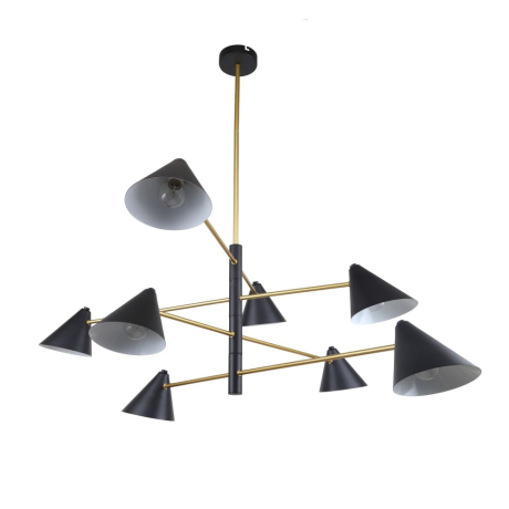 Люстра на штанге F-Promo Trikoniya с поддержкой Алиса 3089-8P-A 