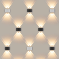 Уличный настенный светильник Elektrostandard 1555 TECHNO LED серый (a038416)