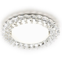 G206 CL/CH Встраиваемый точечный светильник GX53 Ambrella light Crystal