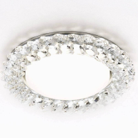 G206 CL/CH Встраиваемый точечный светильник GX53 Ambrella light Crystal