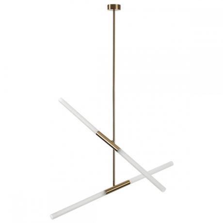 Люстра на штанге со светодиодными лампочками G9, комплект от Lustrof. №303975-647436 